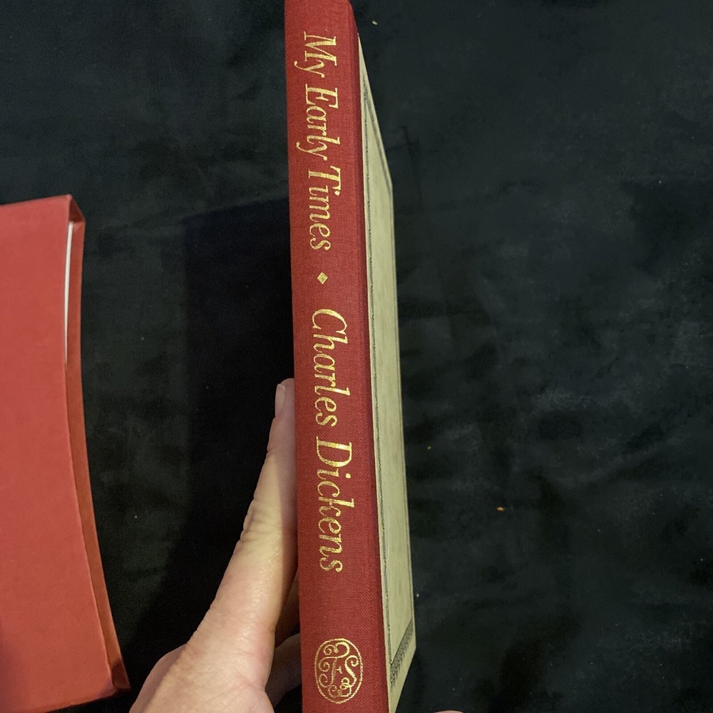 My Early Times by Charles Dickens, 1988 Folio Book With Sleeve Cover Vintage - Picture 3 of 8
